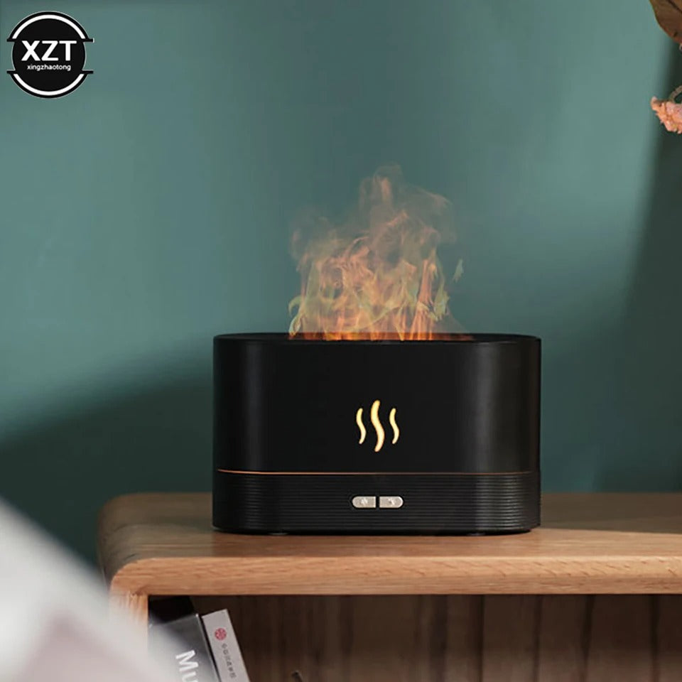 FlameMist Aromatic - Humificador de Llama con luz led